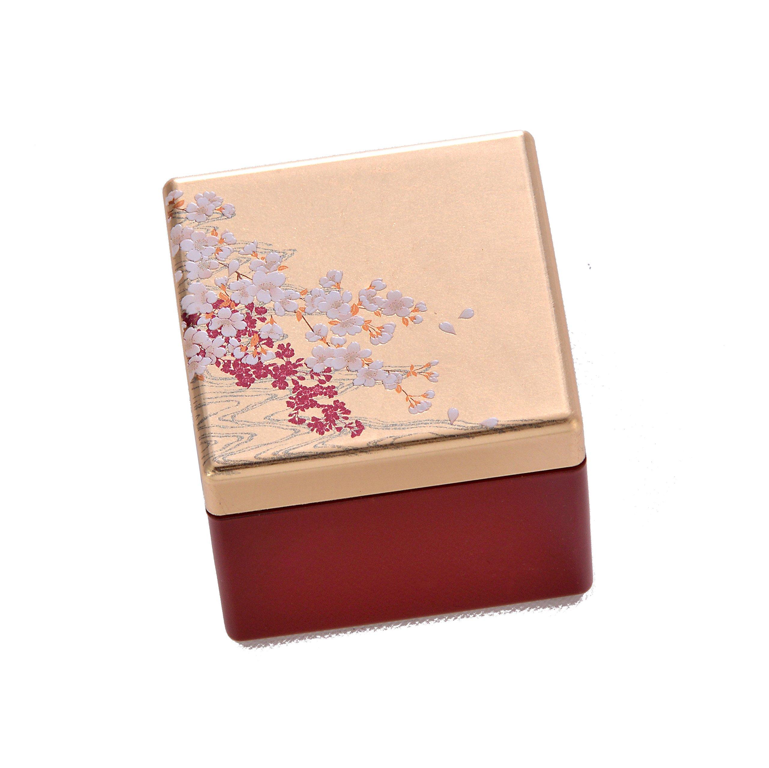 Hakuichi Jewelry Storage Gold 65 x 65 x 50mm Cherry Blossoms with Running Water Foil Jewelry Box S A182-04006
Hakuichi Jewelry Storage Gold 65 x 65 x 50mm Cherry Blossoms with Running Water Foil Jewelry Box S A182-04006