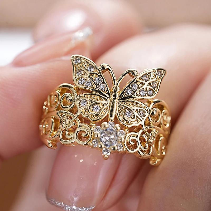 Huitan Opulent Gorgeous Rings with Butterfly Design Fashion Dazzling Cubic Zirconia Finger Accessories Stylish Graceful Zircon 6
Huitan Opulent Gorgeous Rings with Butterfly Design Fashion Dazzling Cubic Zirconia Finger Accessories Stylish Graceful Zircon 6