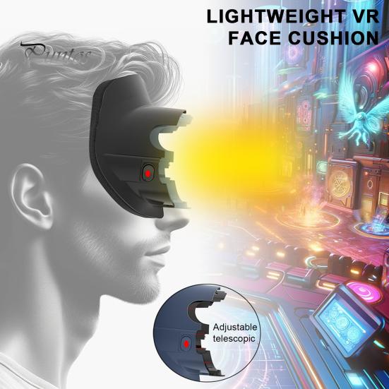 1 комплект VR-защиты для лица, дышащая удобная подушка для лица, регулируемый кронштейн, аксессуар VR для Meta
1 комплект VR-защиты для лица, дышащая удобная подушка для лица, регулируемый кронштейн, аксессуар VR для Meta