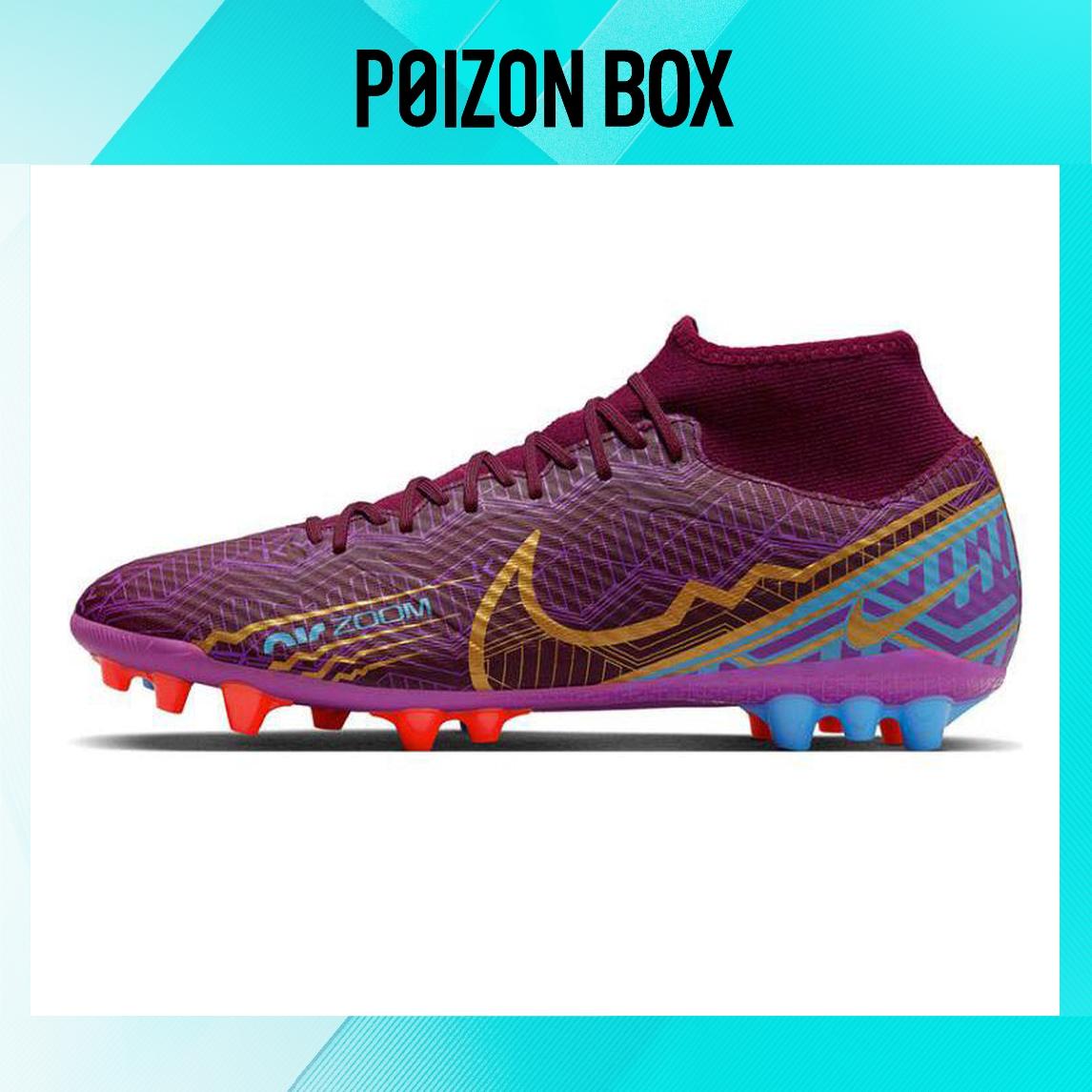 бутсы Nike Zoom Superfly 9 Elite KM FG Mbappe Dark Beetroot DO9343-694