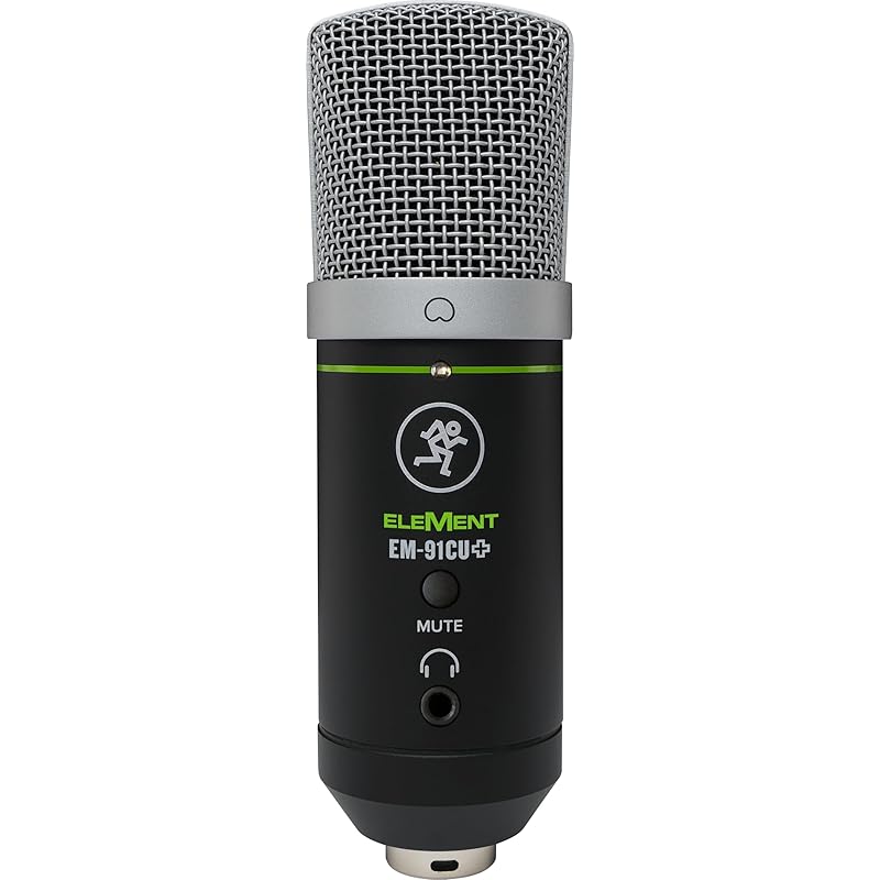MACKIE Mackie 16-Bit / USB condenser microphone compatible with 96kHz high-quality recording EM-91CU+ black
MACKIE Mackie 16-Bit / USB condenser microphone compatible with 96kHz high-quality recording EM-91CU+ black