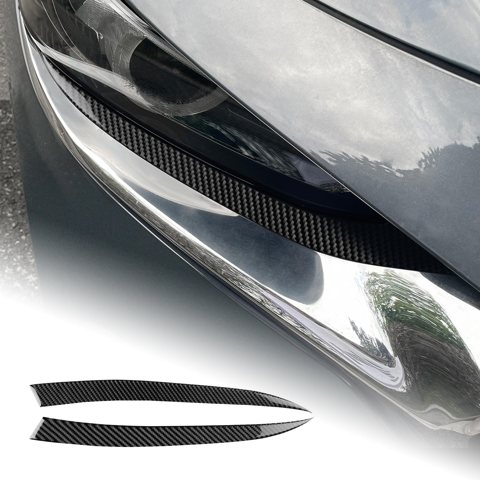 AIRSPEED Накладки на фары из углеродного волокна для Mazda 3, стильный кастомный экстерьер, в комплекте лента для легкой установки (2019-2025 гг.) - чёрный
AIRSPEED Накладки на фары из углеродного волокна для Mazda 3, стильный кастомный экстерьер, в комплекте лента для легкой установки (2019-2025 гг.) - чёрный