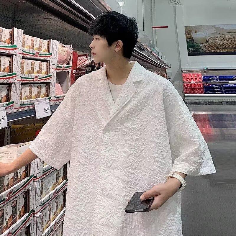 Летний стиль Гонконга Ins Trendy Brand Fashion Casual Shirt Японская ретро рубашка с коротким рукавом Мужская куртка 3XL белый
Летний стиль Гонконга Ins Trendy Brand Fashion Casual Shirt Японская ретро рубашка с коротким рукавом Мужская куртка 3XL белый