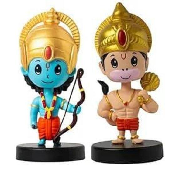 Идол-бобблхед Шри Рама и Хануманджи | Предметы декора для домашнего декора, приборной панели автомобиля и офисного стола | Статуэтка Бога для фестиваля
Идол-бобблхед Шри Рама и Хануманджи | Предметы декора для домашнего декора, приборной панели автомобиля и офисного стола | Статуэтка Бога для фестиваля