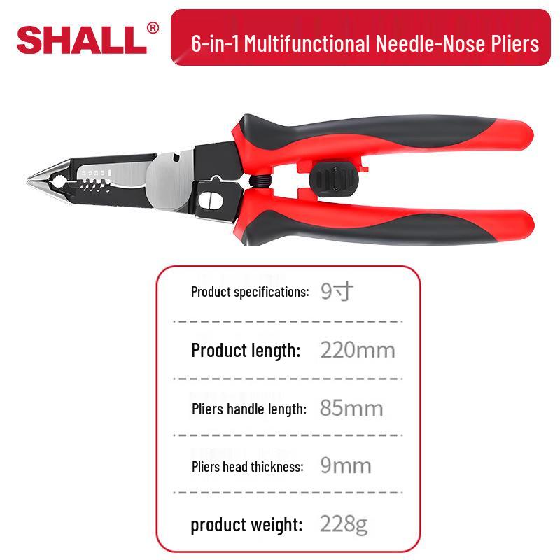 Xiaoxiao Multifunctional Electrician Wire Stripper & Crimp Pliers
Xiaoxiao Multifunctional Electrician Wire Stripper & Crimp Pliers
