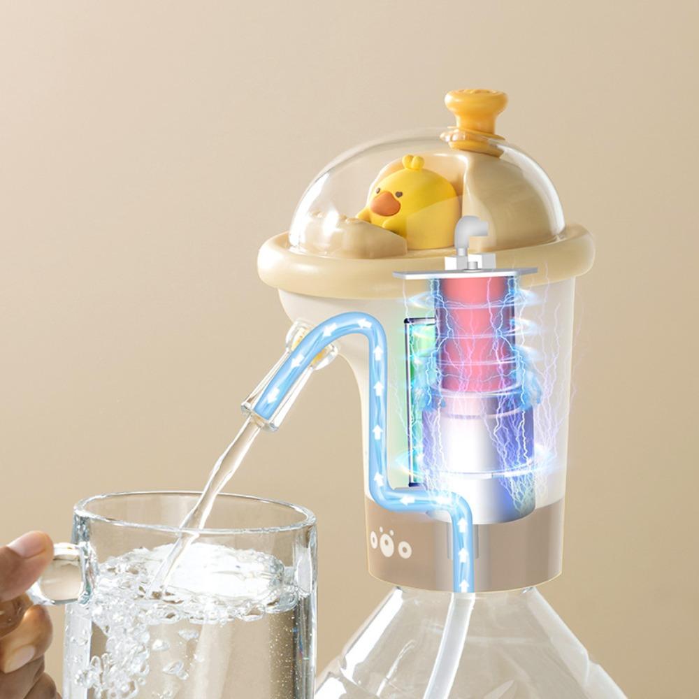 Cartoon Water Bottle Pump USB Rechrgable Drinking Pump Portable Electric Water Dispenser Office сірий колір
Cartoon Water Bottle Pump USB Rechrgable Drinking Pump Portable Electric Water Dispenser Office сірий колір