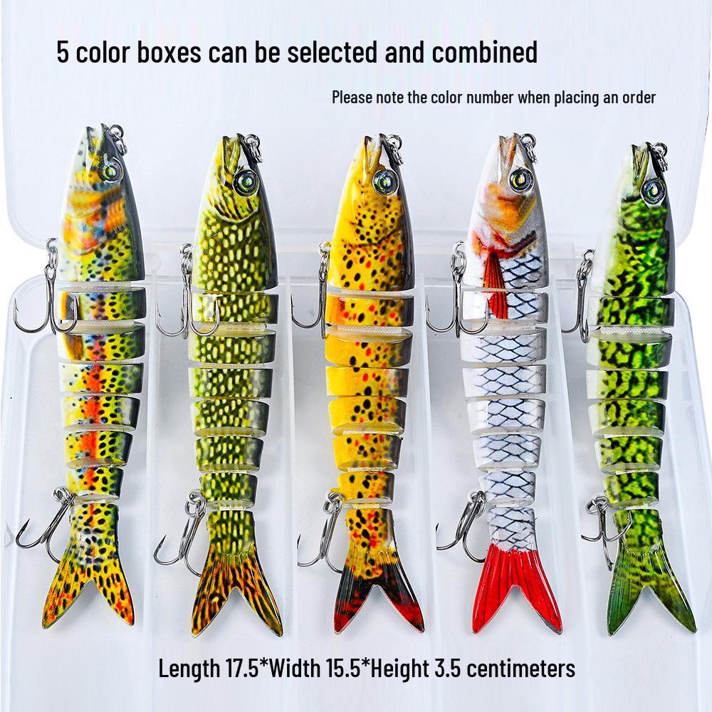 Многосекционная 13,5 см/19 г Бионическая рыболовная приманка Жесткая приманка
Многосекционная 13,5 см/19 г Бионическая рыболовная приманка Жесткая приманка