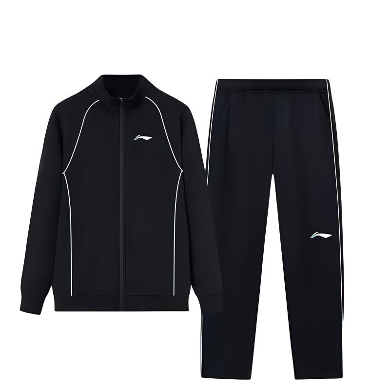 Li Ning Striped Comfortable Breathable Cardigan Hoodie Relaxed Fit Straight Leg Warm Long Pants Casual Sports Suit Unisex suit Black YWEU005-3 XL
Li Ning Striped Comfortable Breathable Cardigan Hoodie Relaxed Fit Straight Leg Warm Long Pants Casual Sports Suit Unisex suit Black YWEU005-3 XL