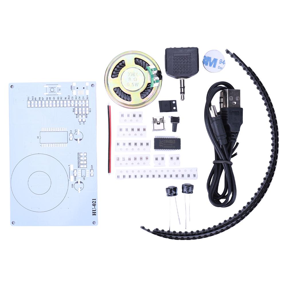 Sound Activated Home Stereo Speaker DIY Kit USB RGB Music LED Light DIY Kit Spectrum Display Light DIY Part for Learning Solder
Sound Activated Home Stereo Speaker DIY Kit USB RGB Music LED Light DIY Kit Spectrum Display Light DIY Part for Learning Solder