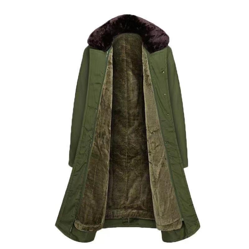 Miling Long Military-Style Cotton Coat One Size
Miling Long Military-Style Cotton Coat One Size
