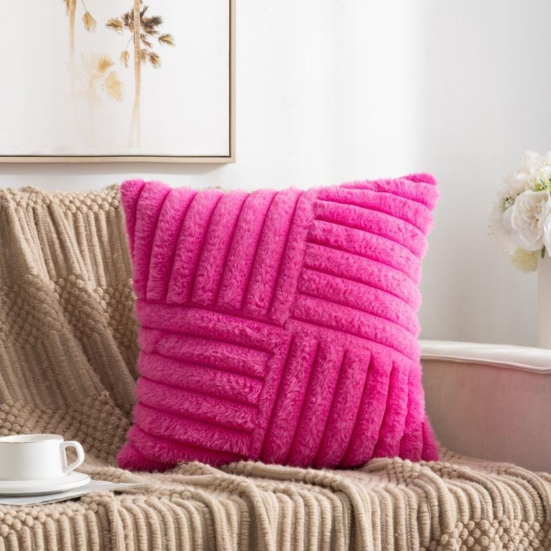 Rabbit Velvet Large Striped Pillow Cover Without Core Home Sofa Pillow Cover Rabbit Hair Quilted Bedside Cushion Cover 45 * 45Cm (excluding pillow core)
Rabbit Velvet Large Striped Pillow Cover Without Core Home Sofa Pillow Cover Rabbit Hair Quilted Bedside Cushion Cover 45 * 45Cm (excluding pillow core)