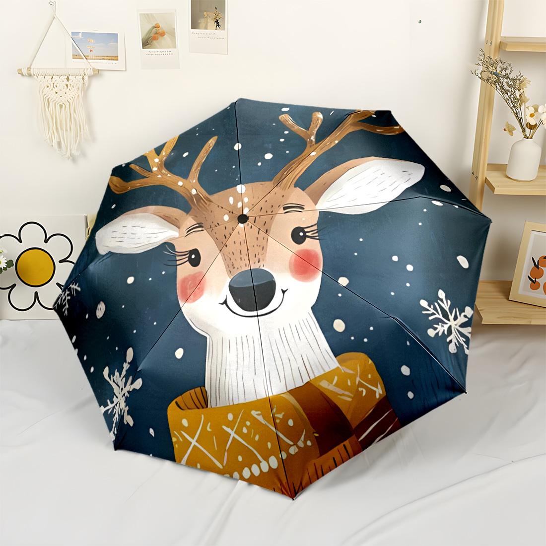 Christmas Reindeer Holiday Cheer 8 Ribs Compact Design Perfect for Outdoor Adventures Outdoor Accessory
Christmas Reindeer Holiday Cheer 8 Ribs Compact Design Perfect for Outdoor Adventures Outdoor Accessory