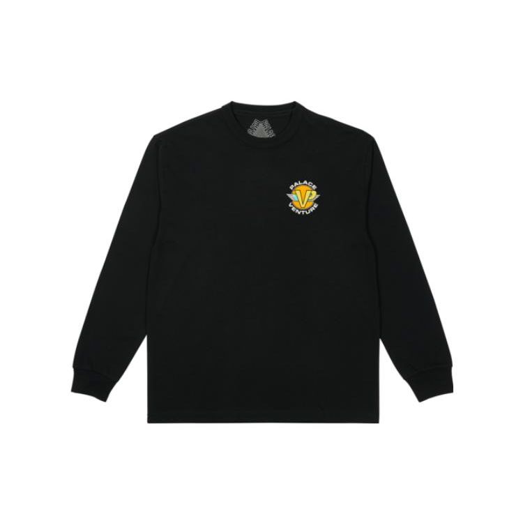 Palace Venture Long-Sleeve Black Men Tops P22LS038 S
Palace Venture Long-Sleeve Black Men Tops P22LS038 S