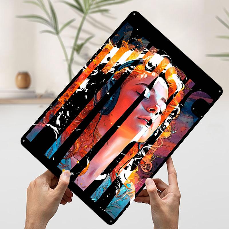 Woman Listening to Music Metal Poster Customized Wall Art Retro Vintage Tinplate Signs for Living Room Decorations Man Cave Home 7.9x11.8In(20x30cm)
Woman Listening to Music Metal Poster Customized Wall Art Retro Vintage Tinplate Signs for Living Room Decorations Man Cave Home 7.9x11.8In(20x30cm)