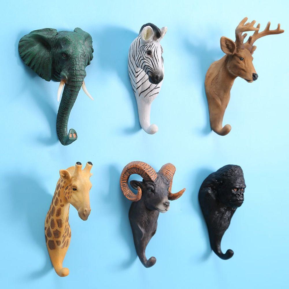 Creative Vintage Resin Wall Coat Rack Giraffe Animal Head Wall Hanger 3D Animal Wall Hook Bathroom Style 6
Creative Vintage Resin Wall Coat Rack Giraffe Animal Head Wall Hanger 3D Animal Wall Hook Bathroom Style 6