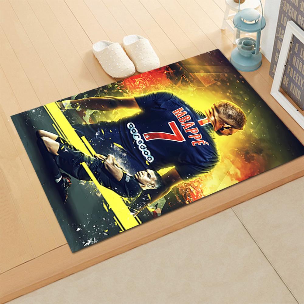 Kylian Mbappe Celebration rug for living rooms, bedrooms, home décor, and as gifts. 40cmx60cm
Kylian Mbappe Celebration rug for living rooms, bedrooms, home décor, and as gifts. 40cmx60cm