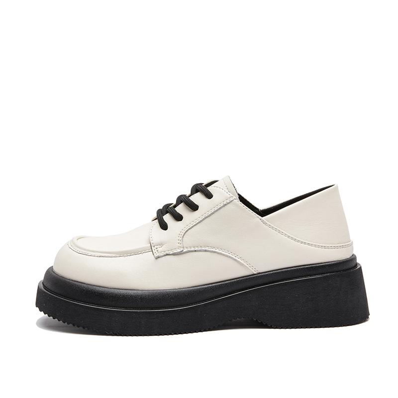 Black leather lace-up British style small leather shoes for women s 2025 autumn new models with heightened thick soles and small feet. Wear loafers. 40
Black leather lace-up British style small leather shoes for women s 2025 autumn new models with heightened thick soles and small feet. Wear loafers. 40