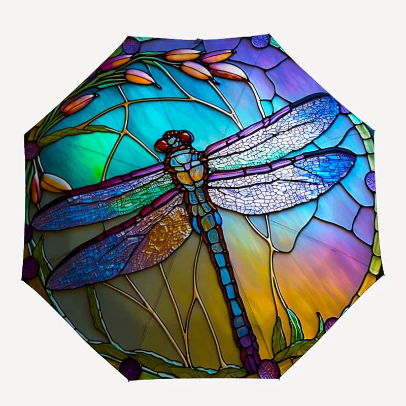 1PC Stained Dragonfly Panel Automatic Open/close, All-Season Portable Folding Umbrella for Women & Men yy250919179
1PC Stained Dragonfly Panel Automatic Open/close, All-Season Portable Folding Umbrella for Women & Men yy250919179