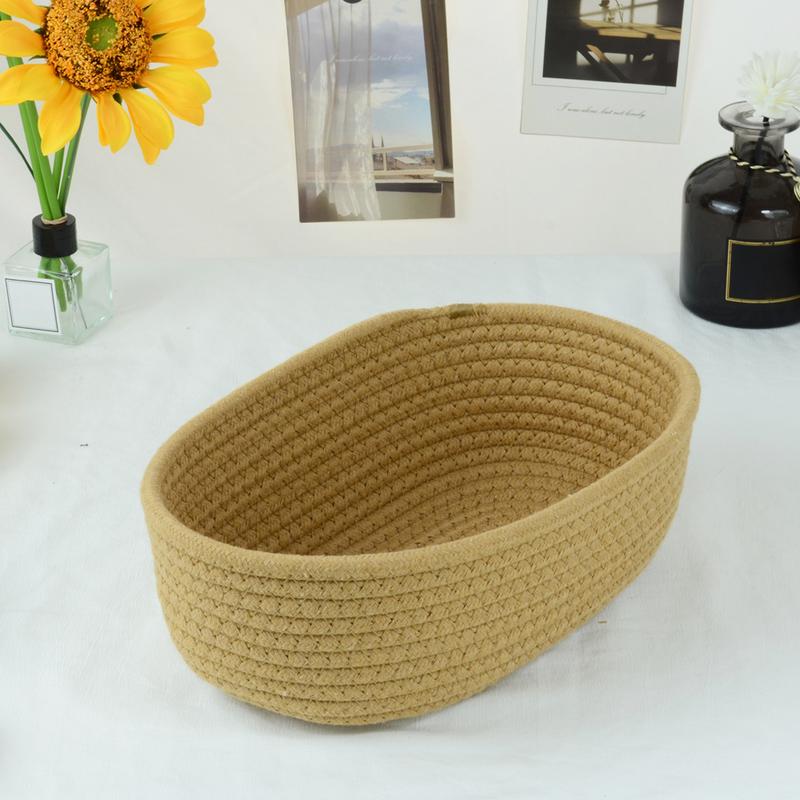 Nordic Cotton Rope Woven Storage Baskets Organize Boxs Desktop Sundries Organize Basket Sundries Key Cosmetics Storage
Nordic Cotton Rope Woven Storage Baskets Organize Boxs Desktop Sundries Organize Basket Sundries Key Cosmetics Storage