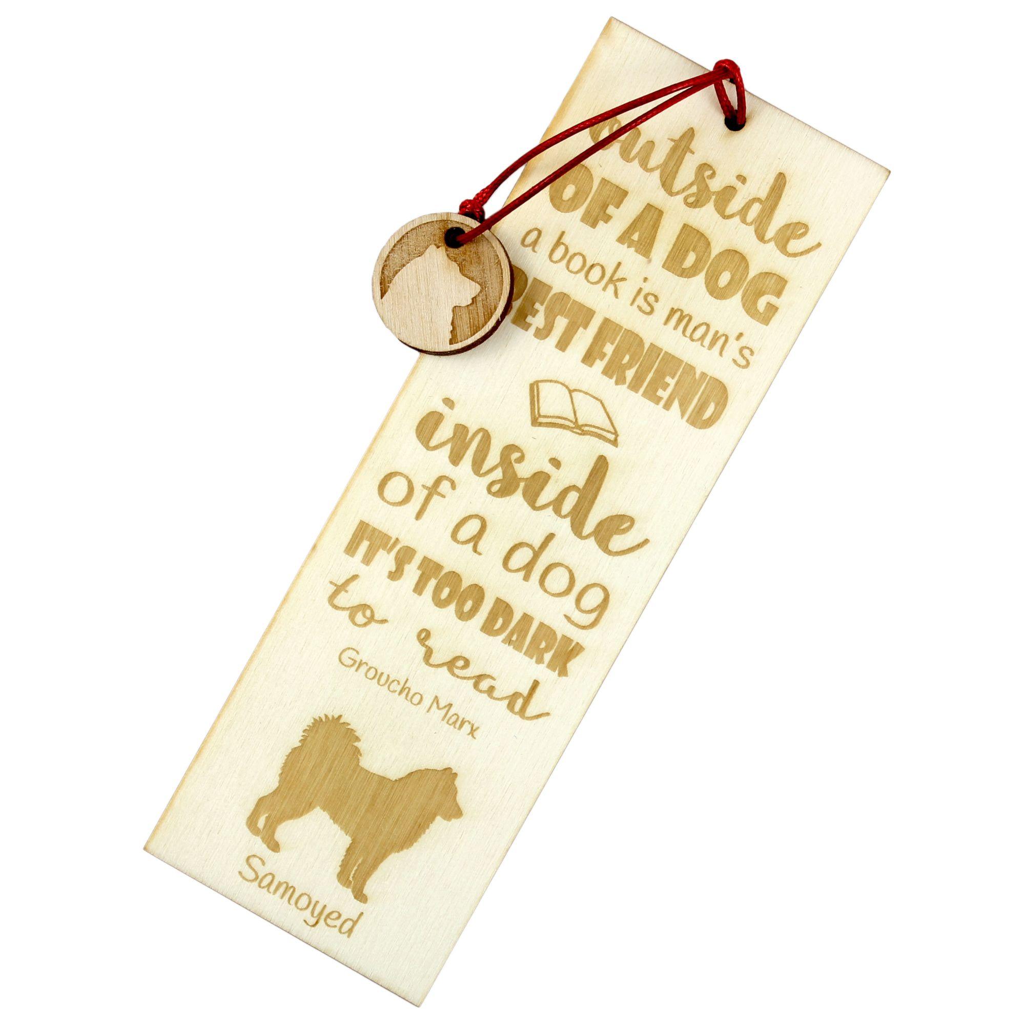 Samoyed, Bjelkier, Samoiedskaya Sobaka - dog bookmark, personalized bookmark, gift for bookworm from Art-Dog brand
Samoyed, Bjelkier, Samoiedskaya Sobaka - dog bookmark, personalized bookmark, gift for bookworm from Art-Dog brand