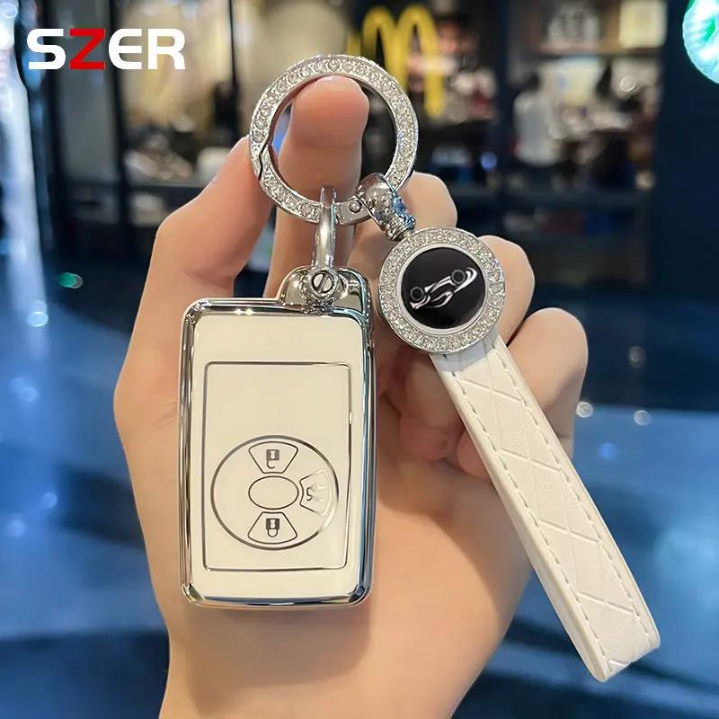 3 Buttons TPU Car Key Cover Case for Toyota Camry Avalon Smart Remote Key Fob Jacket Wallet Holder Bag Protector Keychain
3 Buttons TPU Car Key Cover Case for Toyota Camry Avalon Smart Remote Key Fob Jacket Wallet Holder Bag Protector Keychain