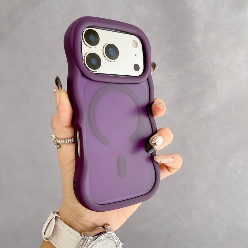3D Wavy Smooth Armor For Magsafe Case for iPhone 17 Air 16 15 14 13 Pro Max Plus Magnetic Wireless Charging Bumper Cover iPhone17 Pro Max
3D Wavy Smooth Armor For Magsafe Case for iPhone 17 Air 16 15 14 13 Pro Max Plus Magnetic Wireless Charging Bumper Cover iPhone17 Pro Max