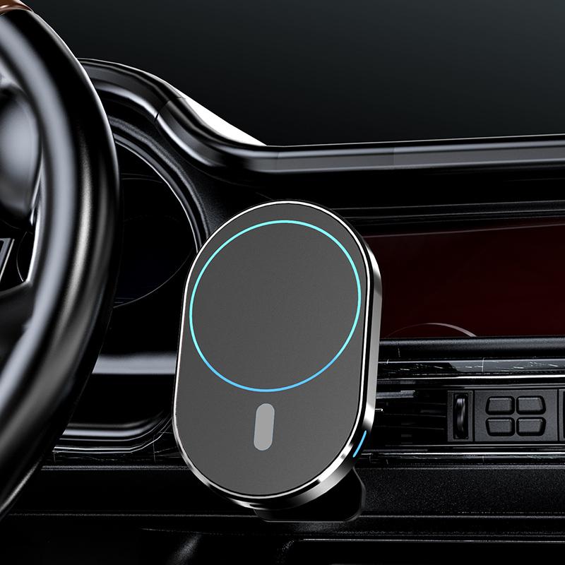 JJT-968 Wireless Car Charger Magnetic Absorption Phone Mount Air Outlet Cell Phone Charger Black
JJT-968 Wireless Car Charger Magnetic Absorption Phone Mount Air Outlet Cell Phone Charger Black