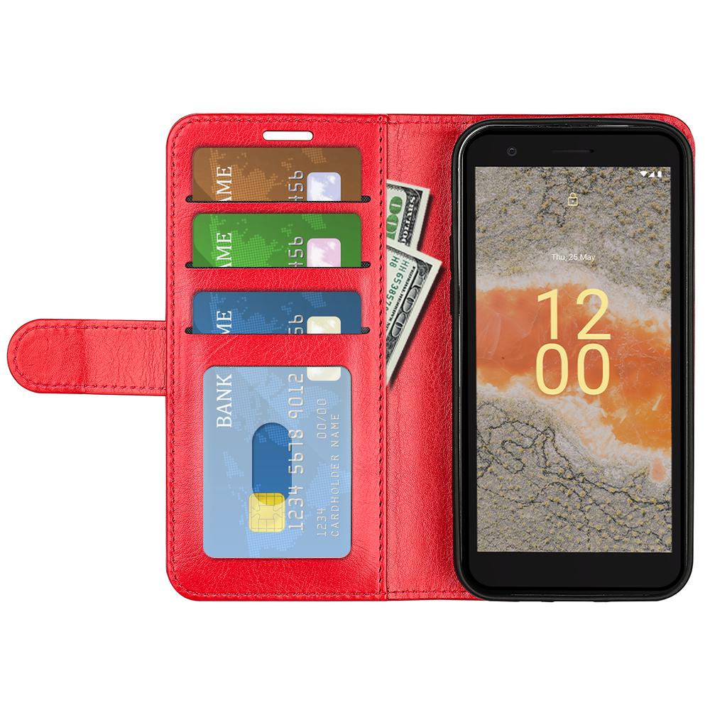 For Nokia C02 Crazy Horse Texture Phone Case PU Leather Wallet Stand Full Protection Cover Red
For Nokia C02 Crazy Horse Texture Phone Case PU Leather Wallet Stand Full Protection Cover Red