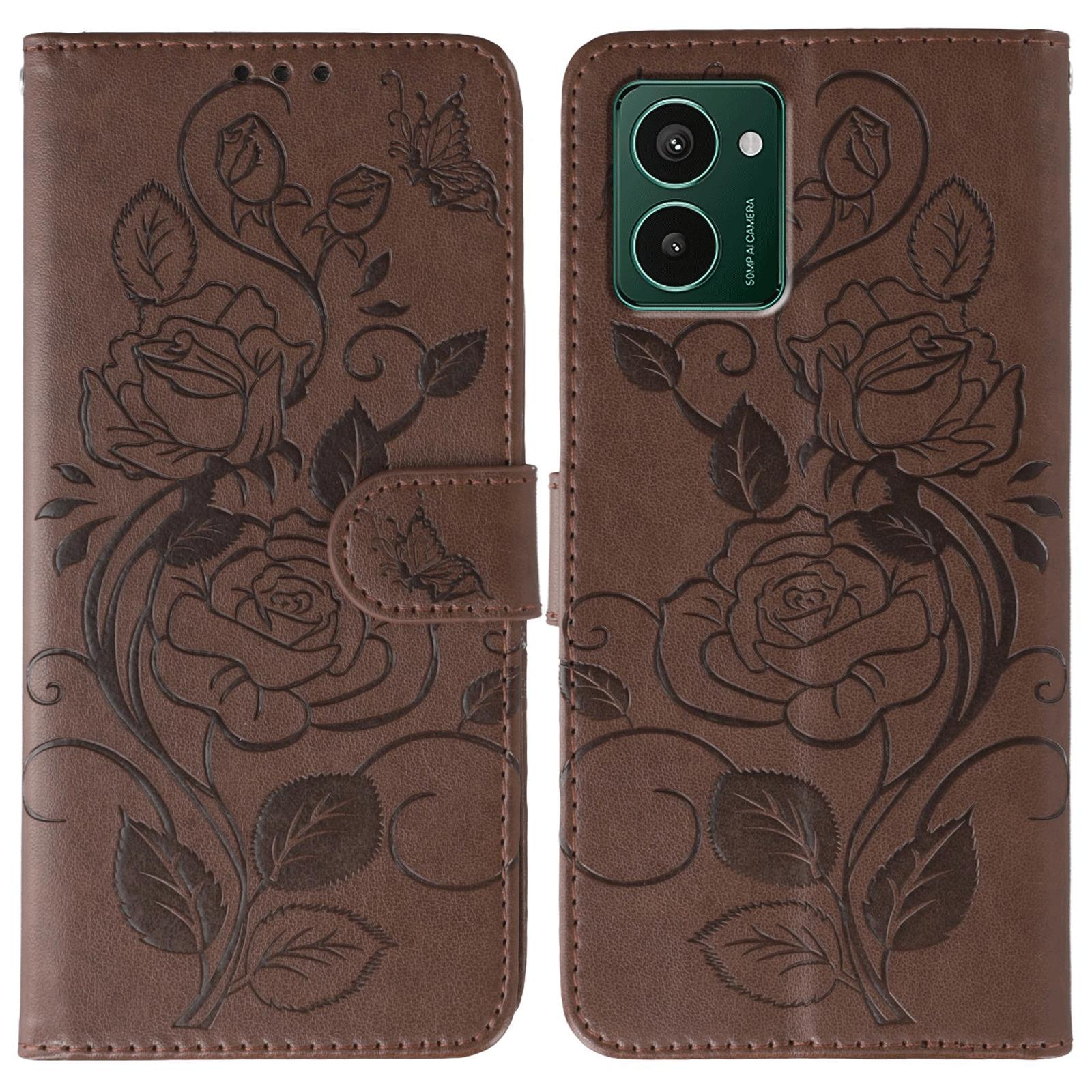 For HMD Pulse Pro Case Wallet Stand Imprinted Rose Butterfly PU Leather Phone Cover Brown
For HMD Pulse Pro Case Wallet Stand Imprinted Rose Butterfly PU Leather Phone Cover Brown