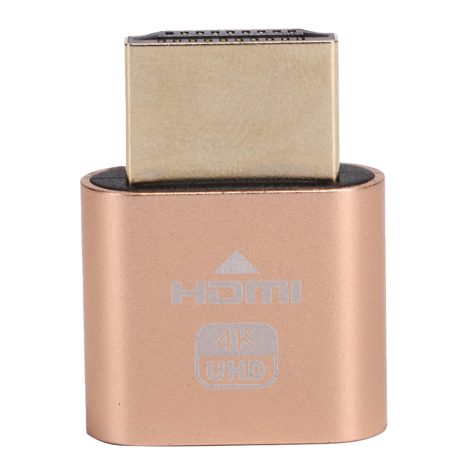 High Definition Multimedia Interface Dummy Plug HotSwappable 4K Display Emulator(Gold ) золотий
High Definition Multimedia Interface Dummy Plug HotSwappable 4K Display Emulator(Gold ) золотий