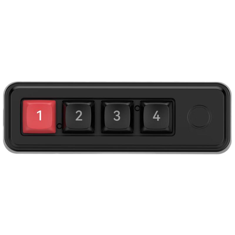 MKESPN 4-Key Wired Hot-Swappable Macro Gaming Mini Mechanical Keyboard
MKESPN 4-Key Wired Hot-Swappable Macro Gaming Mini Mechanical Keyboard