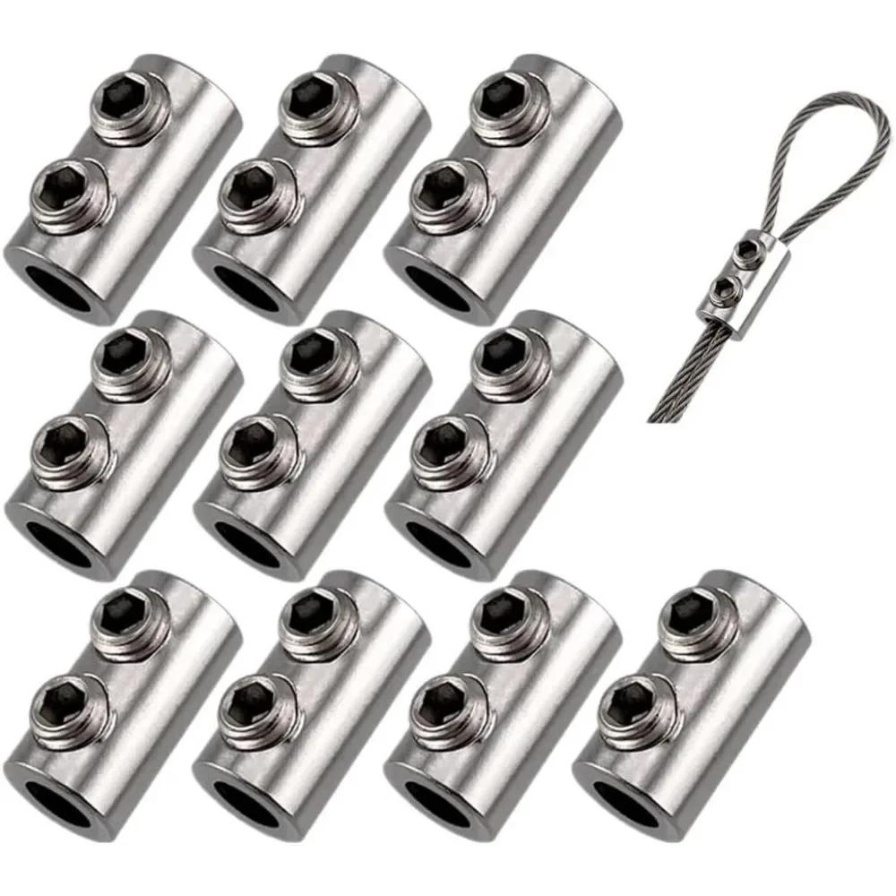 Зажимы Двойные Отверстия Металлические Медные Зажимы Нержавеющая Сталь Трос Строп Инструмент 10 ШТ для 2/3 мм Стальной Трос Строп Крепежные Аксессуары For 3mm wire X10pcs
Зажимы Двойные Отверстия Металлические Медные Зажимы Нержавеющая Сталь Трос Строп Инструмент 10 ШТ для 2/3 мм Стальной Трос Строп Крепежные Аксессуары For 3mm wire X10pcs