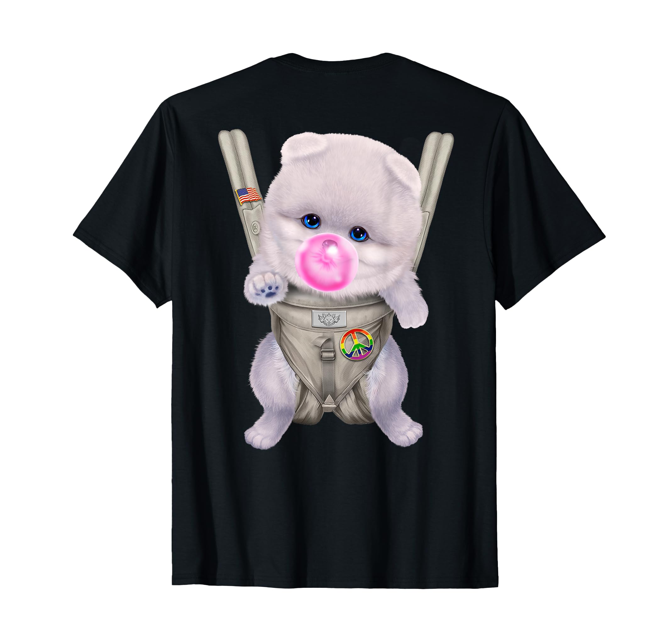 White Pomeranian Dog Carrying Baby Carrier Gum T-Shirt
White Pomeranian Dog Carrying Baby Carrier Gum T-Shirt
