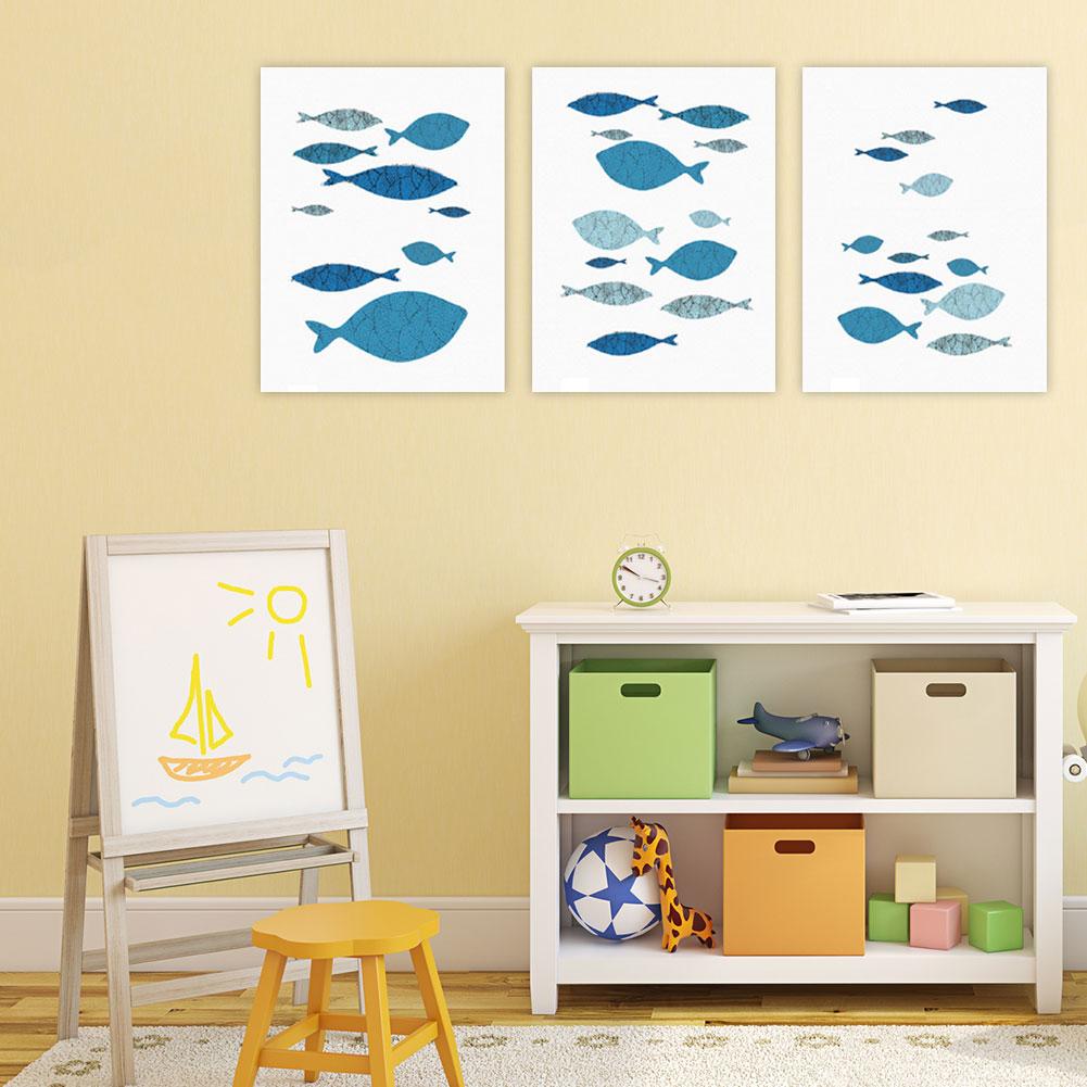 3Pcs Canvas Wall Art Painting Cartoon Fishes Printed Picture Home Office Decor
3Pcs Canvas Wall Art Painting Cartoon Fishes Printed Picture Home Office Decor