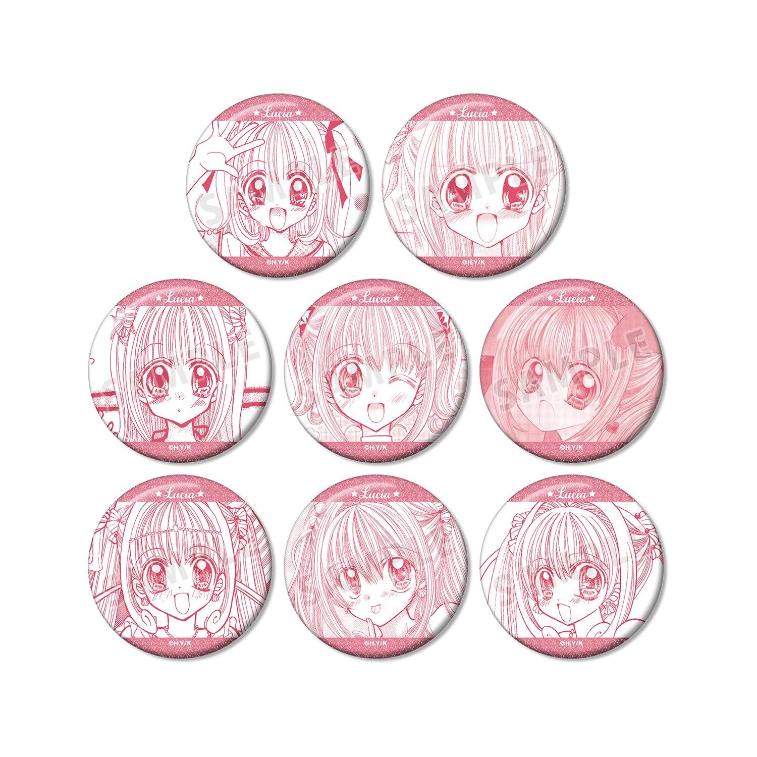 Пичи Пичи Питч Торговая Люсия Только Оригинальная Рамка Блестящий Значок Коробка 8 штук