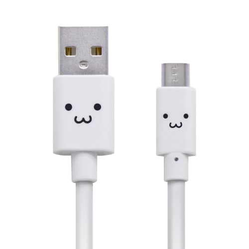 ELECOM Micro USB Cable, microUSB, compatible with quick charging, cute faces with various expressions, transfer/charging, 2A output, 1.2m, white MPA-F
ELECOM Micro USB Cable, microUSB, compatible with quick charging, cute faces with various expressions, transfer/charging, 2A output, 1.2m, white MPA-F