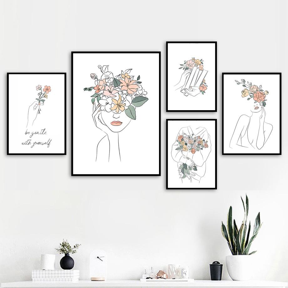 Abstract Flower Head Girl Line Minimalist Wall Art Canvas Painting Nordic Posters And Prints Wall Pictures For Living Room Decor No Frame
Abstract Flower Head Girl Line Minimalist Wall Art Canvas Painting Nordic Posters And Prints Wall Pictures For Living Room Decor No Frame