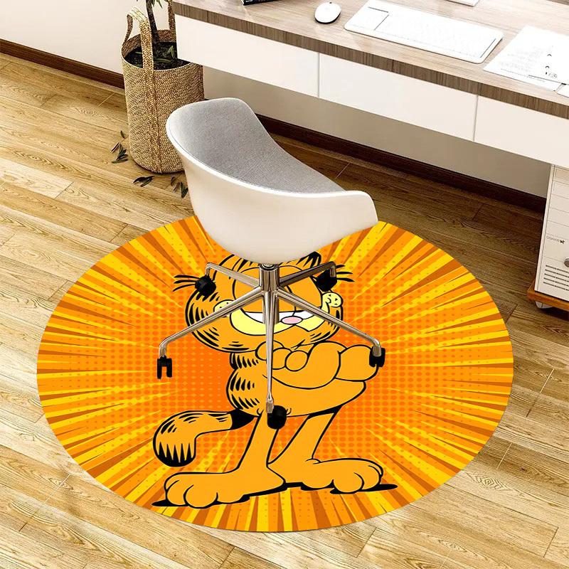 1pc Garfield Round carpet, Made of Polyester,Perfect for Decorating Office Chairs, Living Rooms,fplt138 80cm by 80cm
1pc Garfield Round carpet, Made of Polyester,Perfect for Decorating Office Chairs, Living Rooms,fplt138 80cm by 80cm