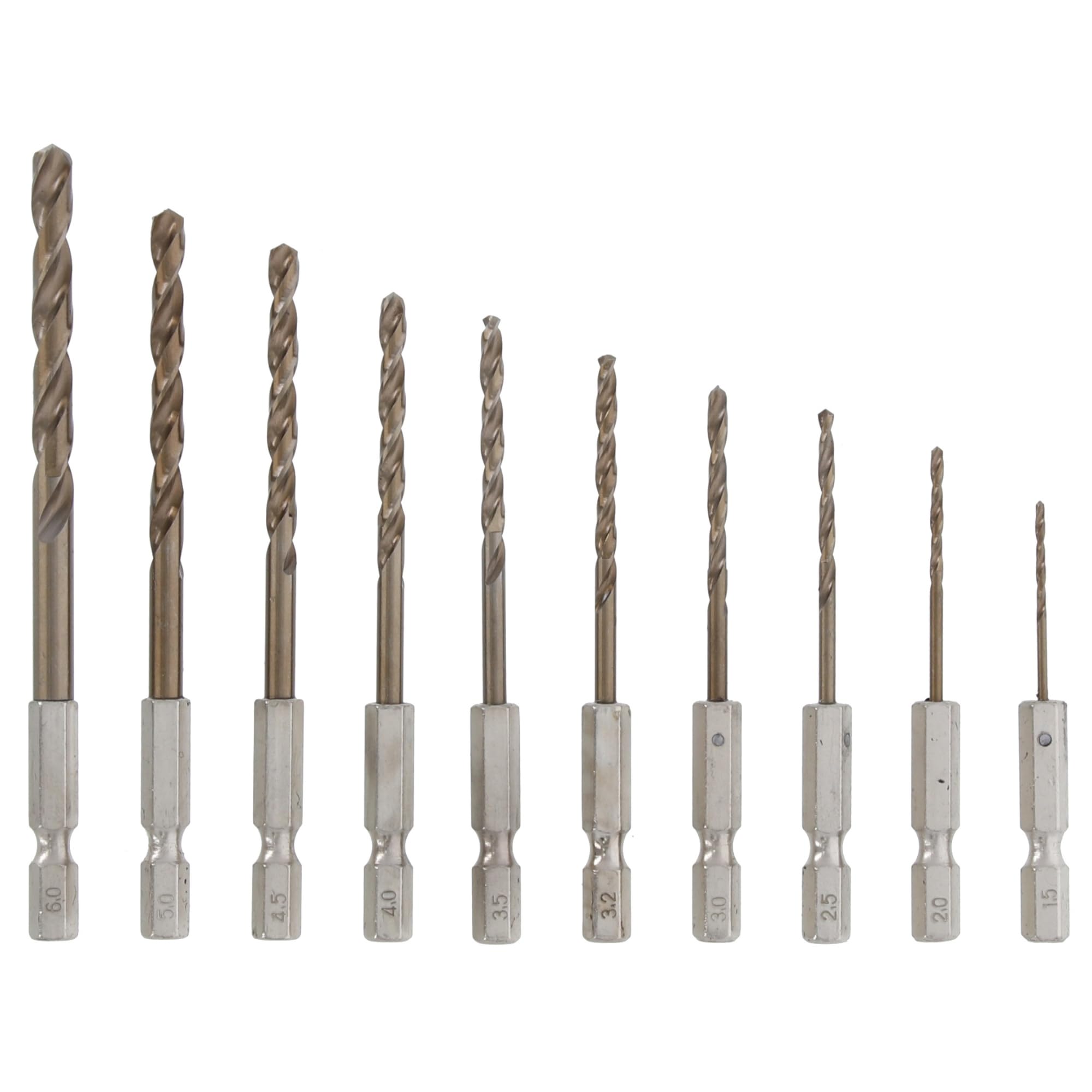 Takagi EARTH MAN Stainless Steel Drill Includes with Hex for Drilling Stainless General Light and Set (Set 1.5/2.0/2.5/3.0/3.2/3.5/4.0/4.5/5.0/6.0mm)
Takagi EARTH MAN Stainless Steel Drill Includes with Hex for Drilling Stainless General Light and Set (Set 1.5/2.0/2.5/3.0/3.2/3.5/4.0/4.5/5.0/6.0mm)