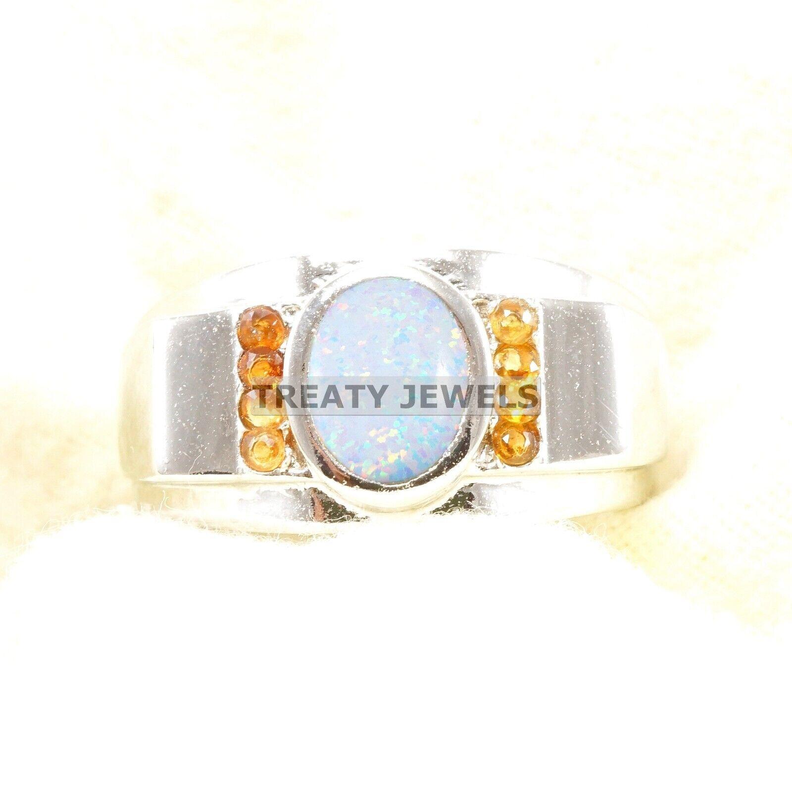 Opal Oval Cut Gemstone With 925 Sterling Silver Ring For Men s #B417 JL375683805086 4-16 US срібний
Opal Oval Cut Gemstone With 925 Sterling Silver Ring For Men s #B417 JL375683805086 4-16 US срібний