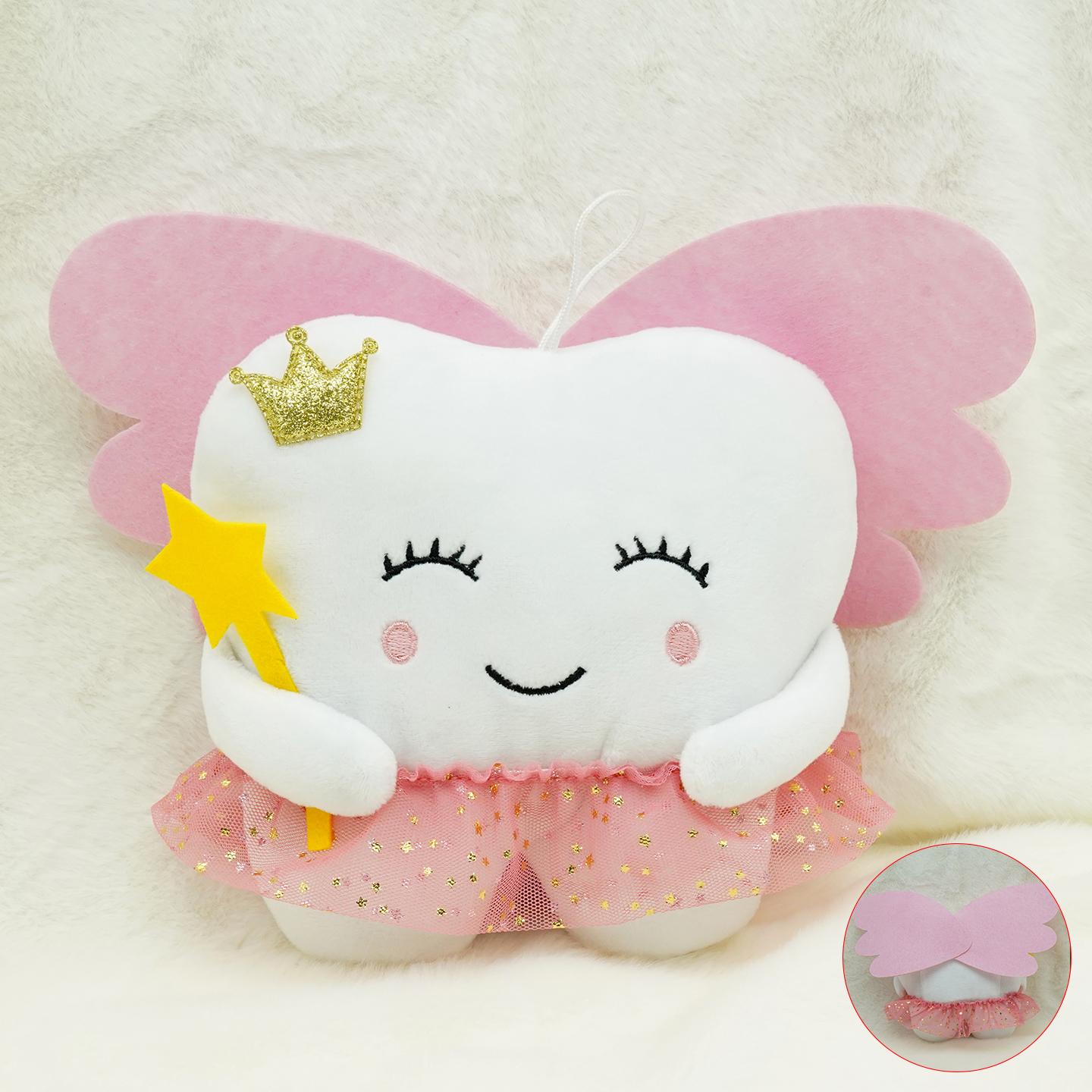 Tooth Fairy Plush Toy Cartoon Soft Stuffed Tooth Doll Cute Car House Pillow Birthday Gift for Children Kids рожевий
Tooth Fairy Plush Toy Cartoon Soft Stuffed Tooth Doll Cute Car House Pillow Birthday Gift for Children Kids рожевий