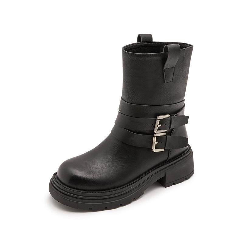 Korean version of medium boots children s 2025 new winter retro brown Martin boots thick-soled British style thin short boots women 35
Korean version of medium boots children s 2025 new winter retro brown Martin boots thick-soled British style thin short boots women 35