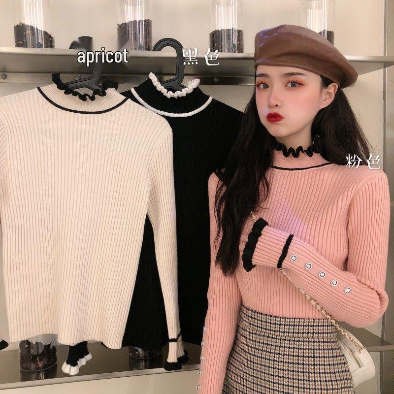Women s Color Block Long-Sleeve Knit Sweater: Versatile Semi-High Neck Top for Autumn/Winter One Size чорний
Women s Color Block Long-Sleeve Knit Sweater: Versatile Semi-High Neck Top for Autumn/Winter One Size чорний