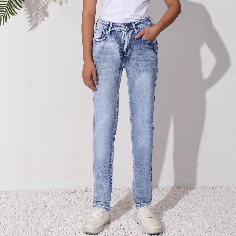 Women s Denim Stretch Slim Slimming Pants Embroidered Design Light Blue Style Four-season JEANS S светло-синий
Women s Denim Stretch Slim Slimming Pants Embroidered Design Light Blue Style Four-season JEANS S светло-синий