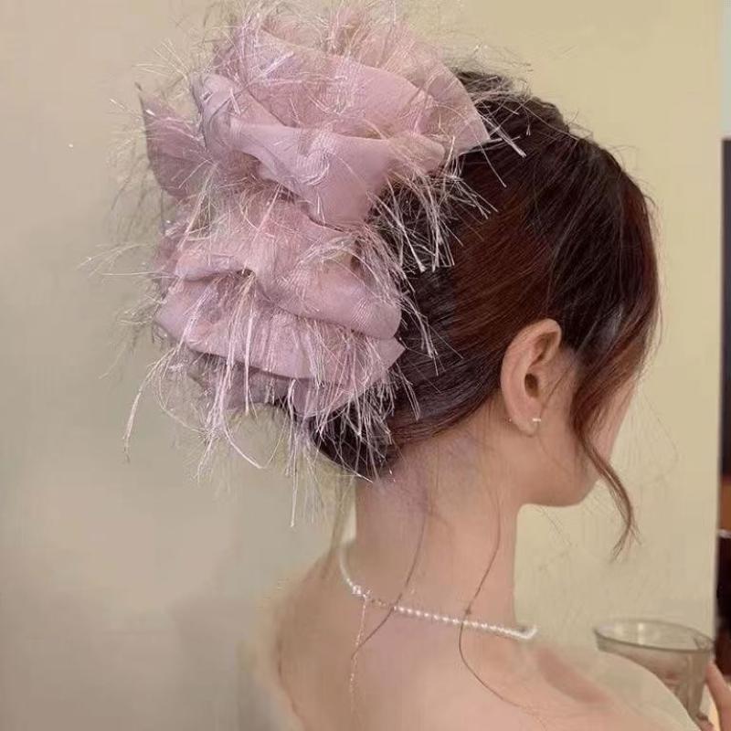 Elegant Feather Bowknot Bow Mesh Hairpin Temperament Women Hair Claw Clips Princess Headdress Grab Clip Hair Accessories светло-фиолетовый
Elegant Feather Bowknot Bow Mesh Hairpin Temperament Women Hair Claw Clips Princess Headdress Grab Clip Hair Accessories светло-фиолетовый