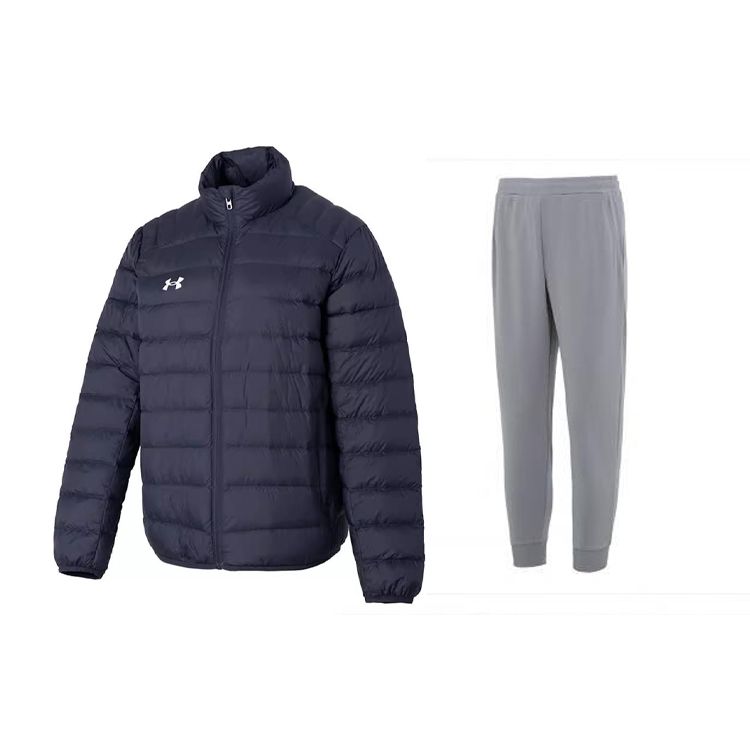 Under Armour Однотонный ветрозащитный теплый пуховик с воротником-стойкой, повседневные трикотажные спортивные брюки, повседневный спортивный костюм 23600804-013+23600704-014 3XL
Under Armour Однотонный ветрозащитный теплый пуховик с воротником-стойкой, повседневные трикотажные спортивные брюки, повседневный спортивный костюм 23600804-013+23600704-014 3XL