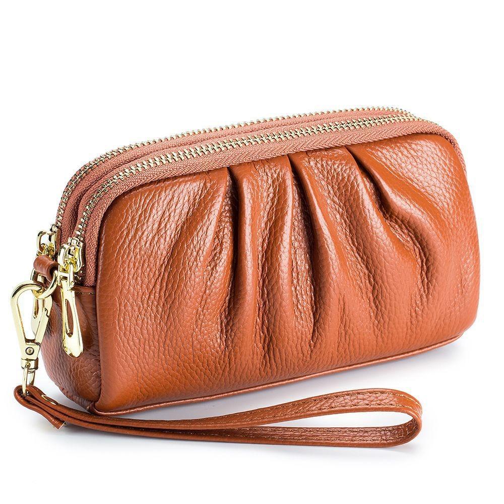 New PU leather Women Wallets Large Capacity Lg Zip Wrist Bag Multifuncti Phe Purses коричневий
New PU leather Women Wallets Large Capacity Lg Zip Wrist Bag Multifuncti Phe Purses коричневий