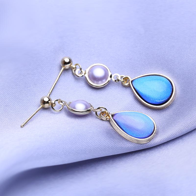 FEEYOO длинные серьги для женщин и девочек, модные модные серьги-капли, ювелирные изделия, подарок разноцветный