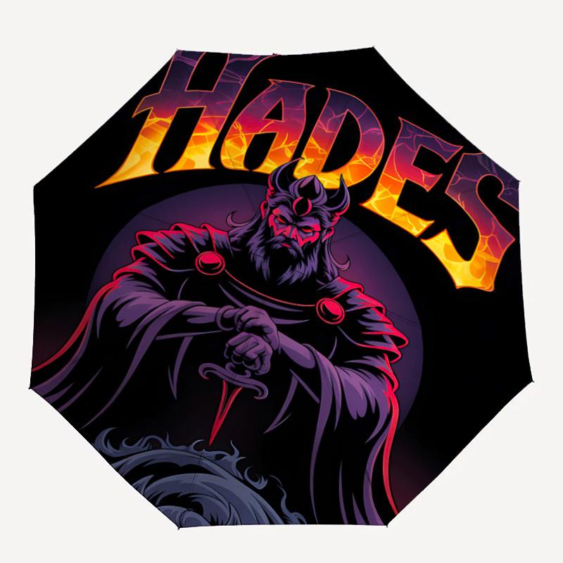 1pc Hades Game Automatic Umbrella 8 Rib Portable Folding Black Iron Frame for Outdoor, Beach, Travel, Beach Umbrella 211
1pc Hades Game Automatic Umbrella 8 Rib Portable Folding Black Iron Frame for Outdoor, Beach, Travel, Beach Umbrella 211