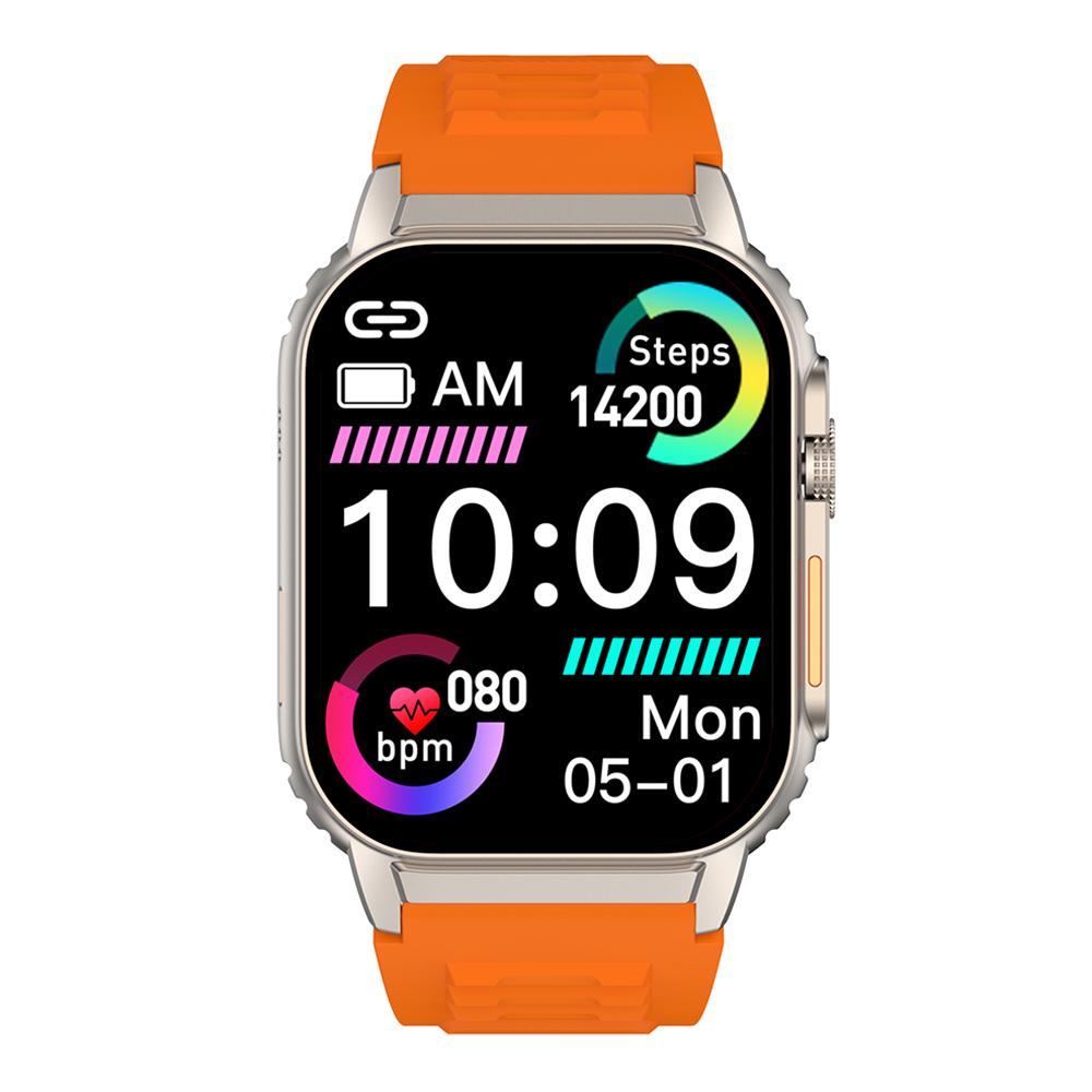 G41 2.01 Inch Health Monitor Smart Watch Bluetooth-compatible Calling Fitness Tracker for Android iOS,Silicone Strap Orange
G41 2.01 Inch Health Monitor Smart Watch Bluetooth-compatible Calling Fitness Tracker for Android iOS,Silicone Strap Orange